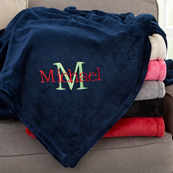 all about me personalized fleece blanket