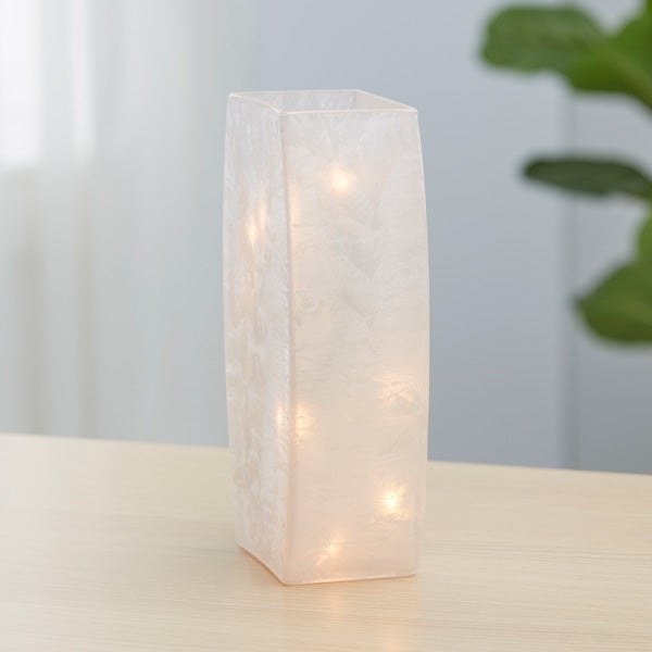 all is bright personalized christmas frosted tabletop light