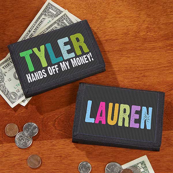 all mine! personalized wallet