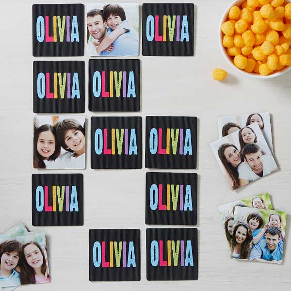 all mine! personalized photo memory game