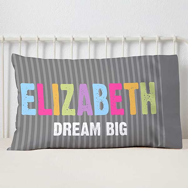 all mine! personalized pillowcase