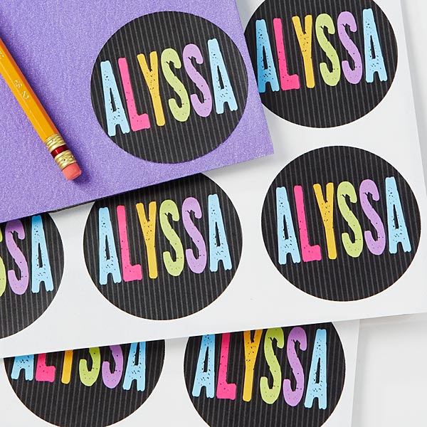 all mine! personalized stickers