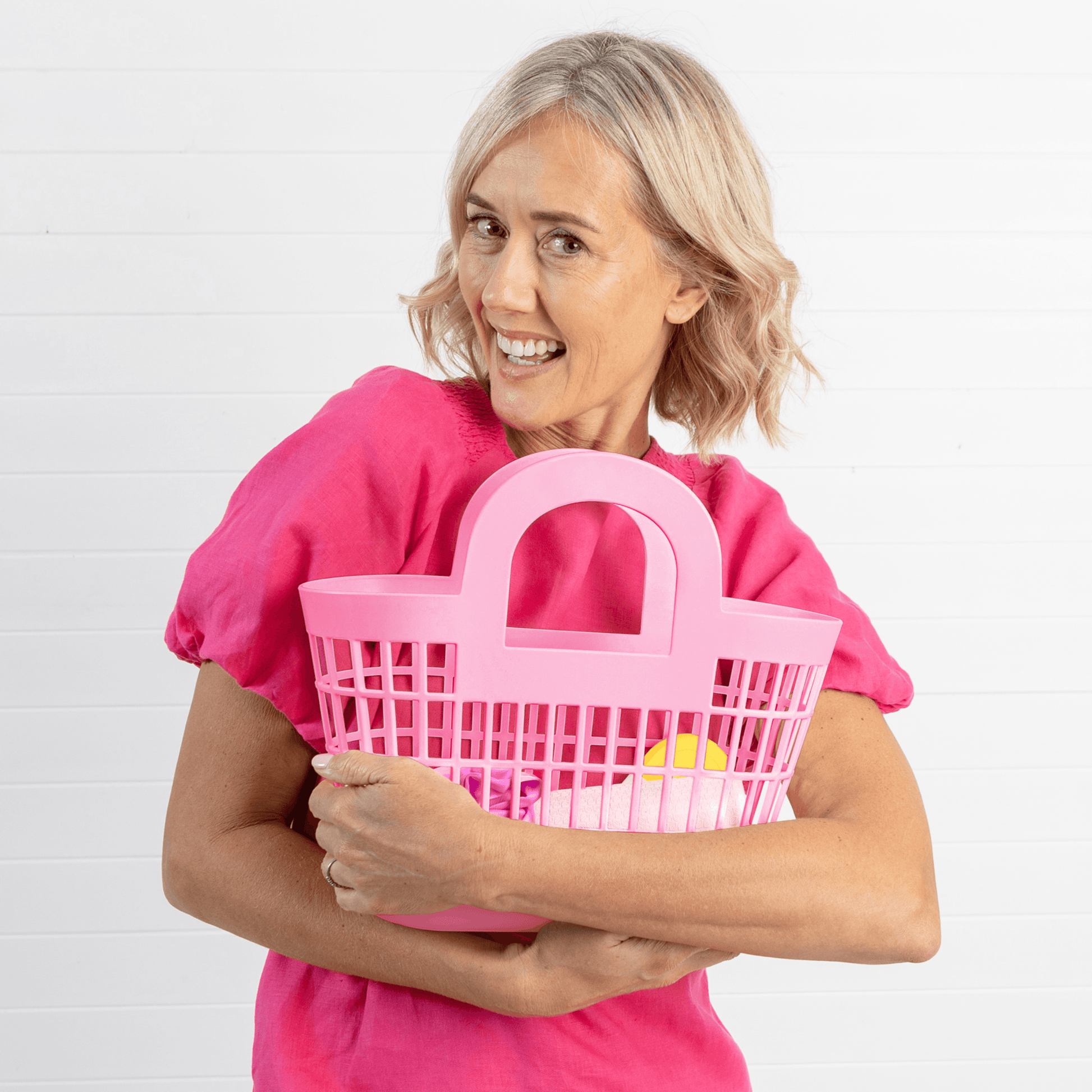 Rosie Basket: Berry Pink