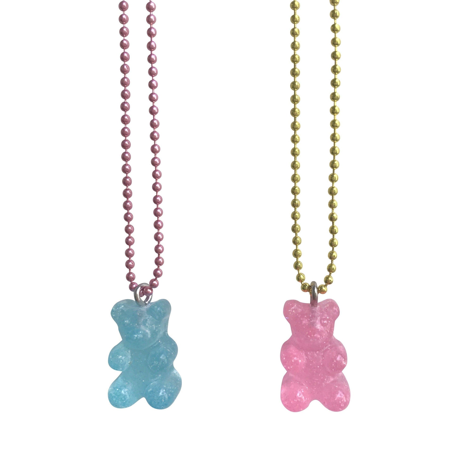 Sparkle Gummy Bear Kids Necklace